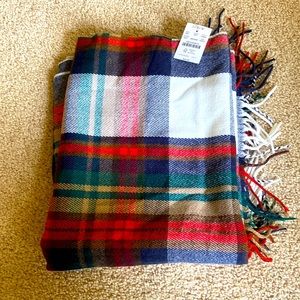 J. Crew NWT Plaid Scarf. OS.